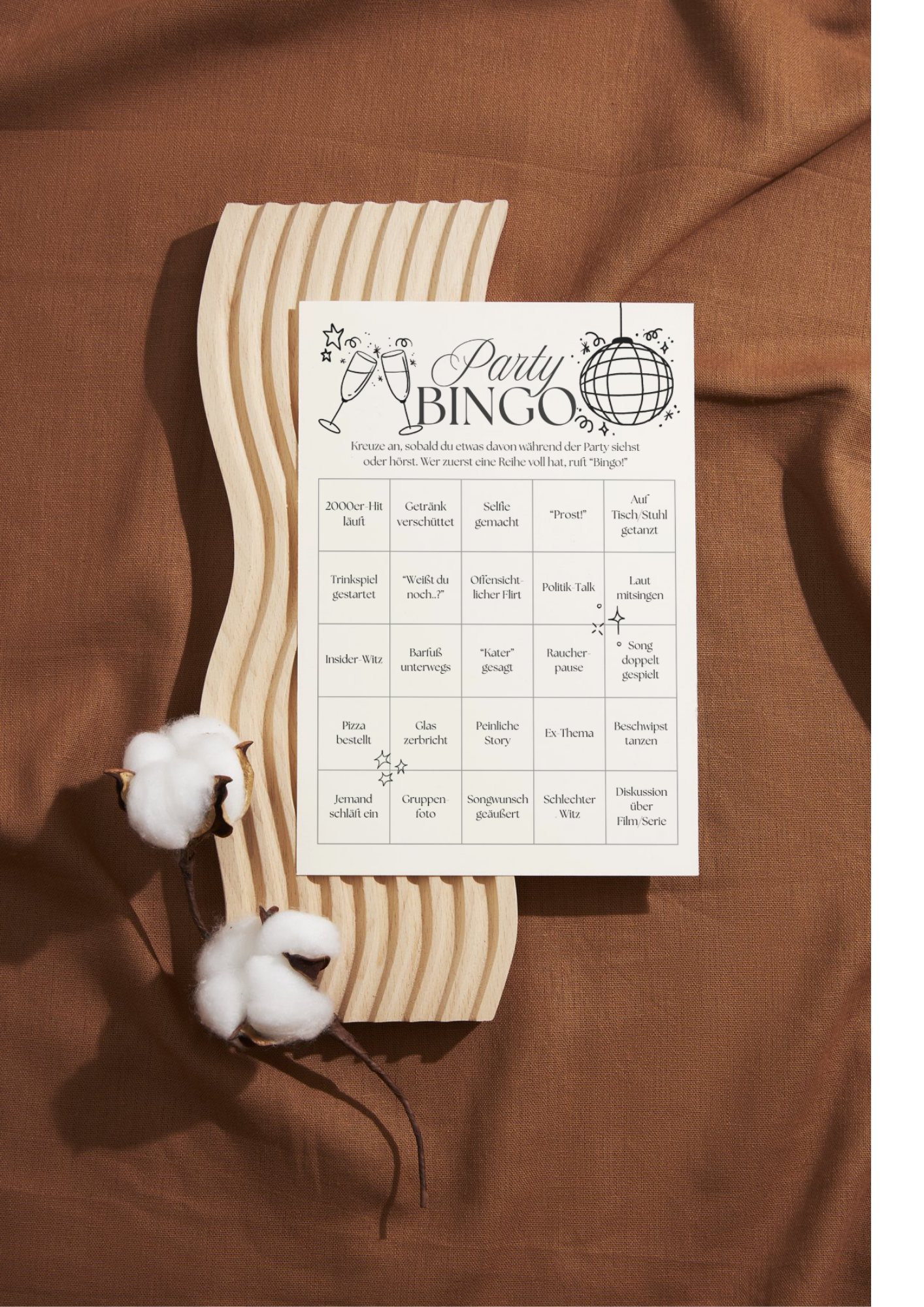 Party-Bingo Trink & Partyspiel 10er Pack A6